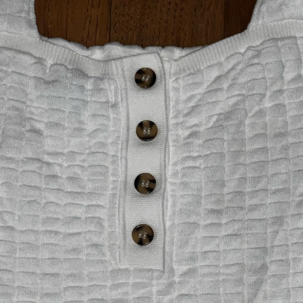 Free People Short and Sweet Mini White - Picture 2 of 7